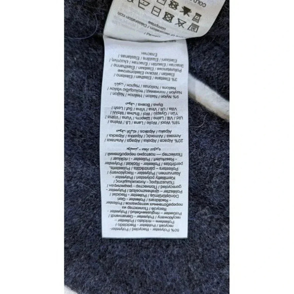 Selected Homme Men's Alpaca Blend Jumper Sweater Sky Captain Size S (MSRP $140) - Picture 4 of 5